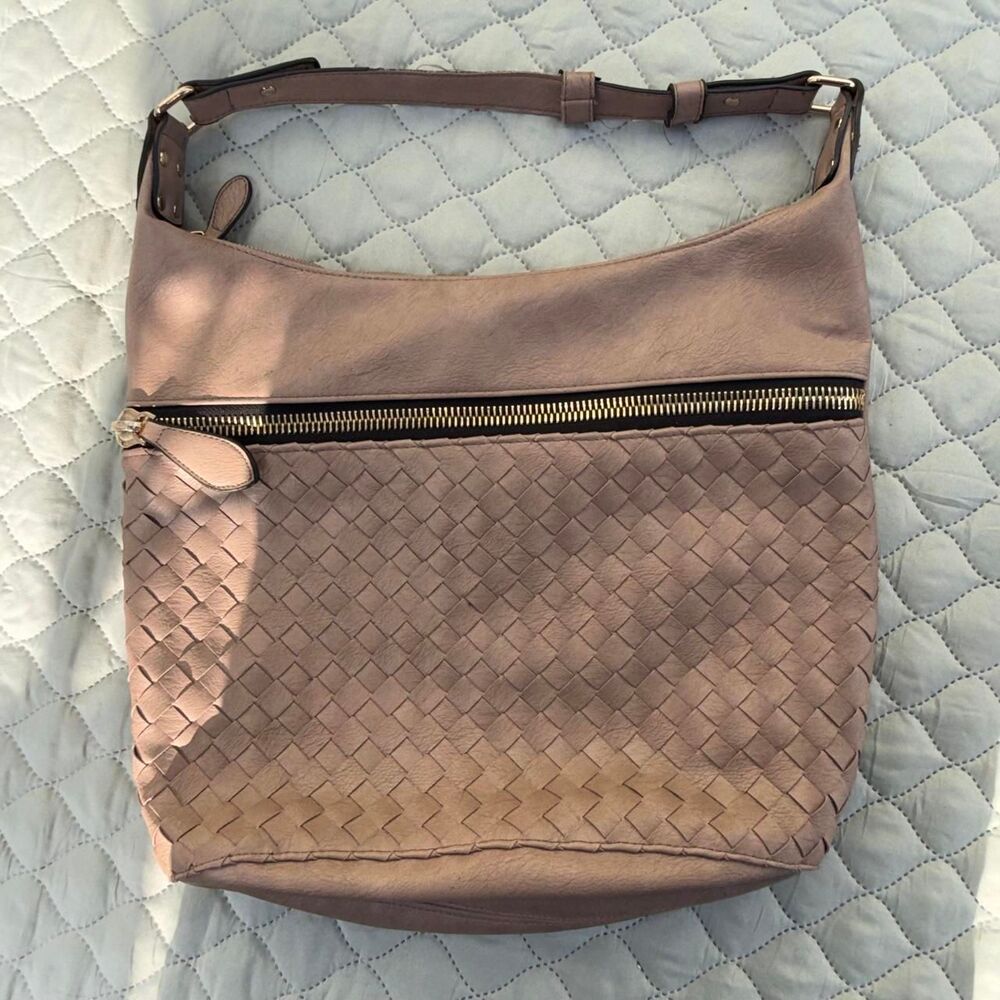 Madison Women's Pink and Tan Bag